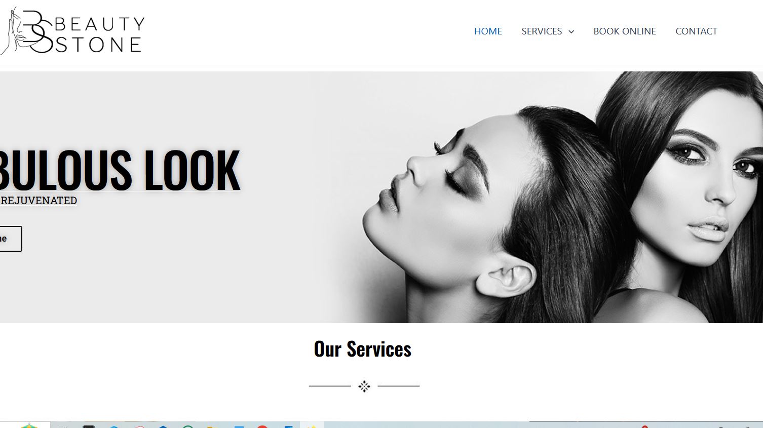 beauty website design sydney