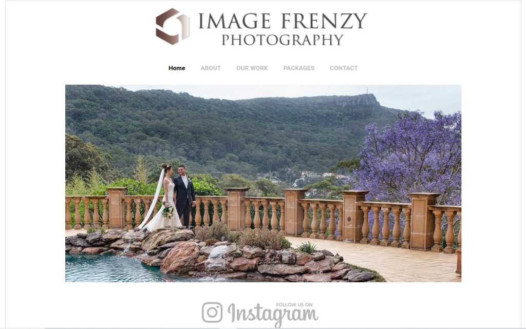 photography website design sydney